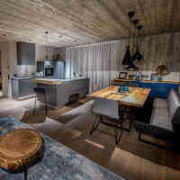 Glanzer Homes Längenfeld Zentrum Küche gemiatliche Suite