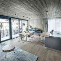 Glanzer Homes Längenfeld Zentrum Wohnzimmer gemiatliche Suite