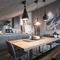 Glanzer Homes Längenfeld Zentrum Küche scheane Suite