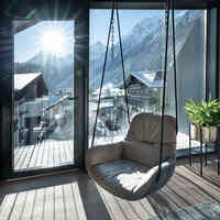 Glanzer Homes Längenfeld Zentrum Hängesessel sunnige Suite